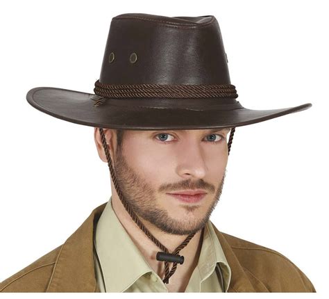 Cappello Da Cowboy In Pelliccia Sintetica Marrone