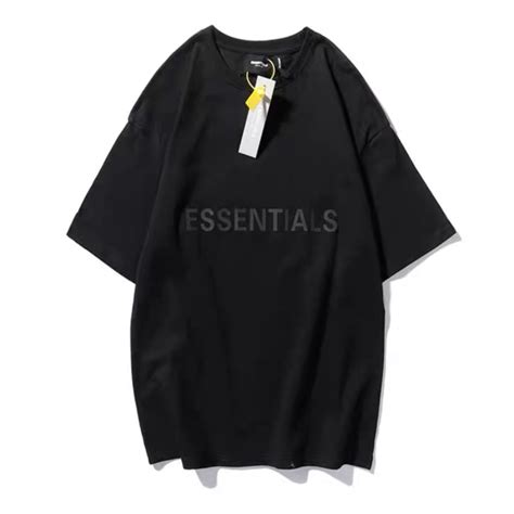 ใหม่ Essentials Fog Fear Of God เสื้อยืดแขนสั้น ผ้าฝ้ายแท้ สําหรับ