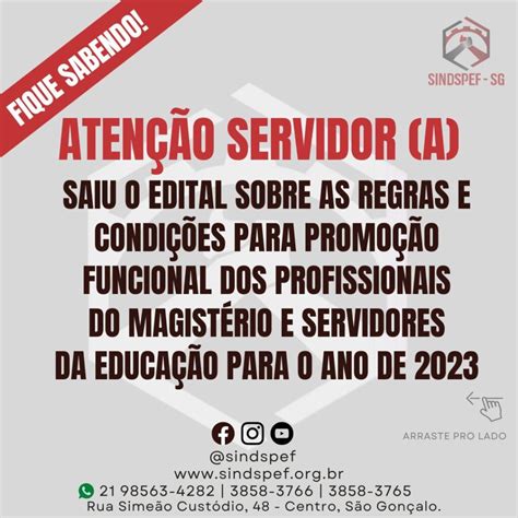 Edital Sobre As Regras E Condi Es Para Promo O Funcional Dos