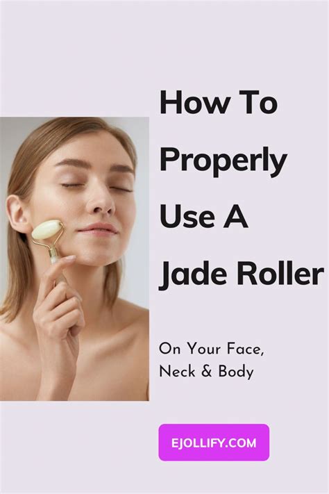 How To Use A Jade Roller • On Face Neck And Body Jade Roller Facial