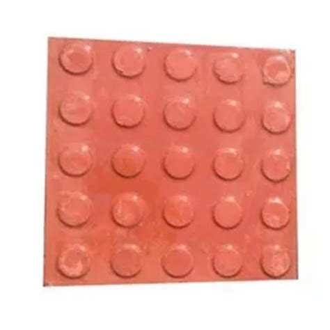 Ceramic Terracotta Coin Car Parking Tiles Thickness 22 Mm Size 1x1