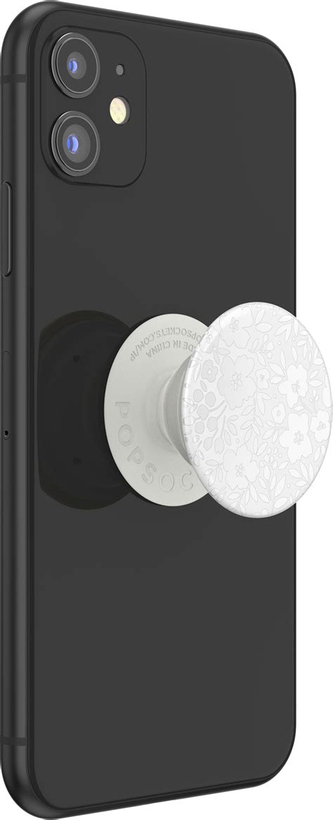 Best Buy PopSockets PopGrip Cell Phone Grip Stand Blanc Fresh 805906