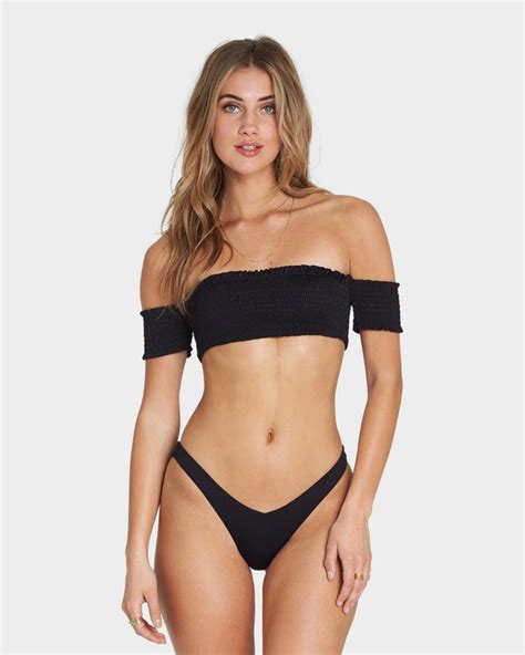 SOL SEARCHER OFF SHOULDER BIKINI TOP 6581786X Billabong