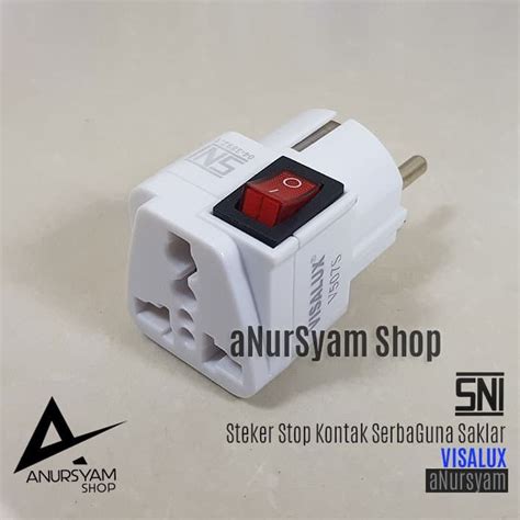 Jual Steker Stop Kontak Saklar VISALUX V507S Over Steker Saklar