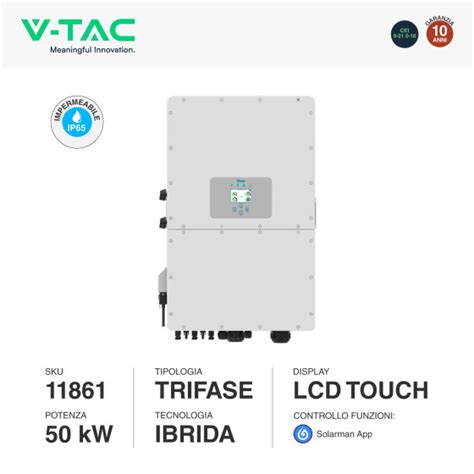 V Tac Inverter Trifase Ibrido On Grid Off Grid Kw Cei