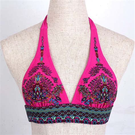 Victoria Secret Bohemian Style Fuchsia Beachwear Bikini Set BK10416