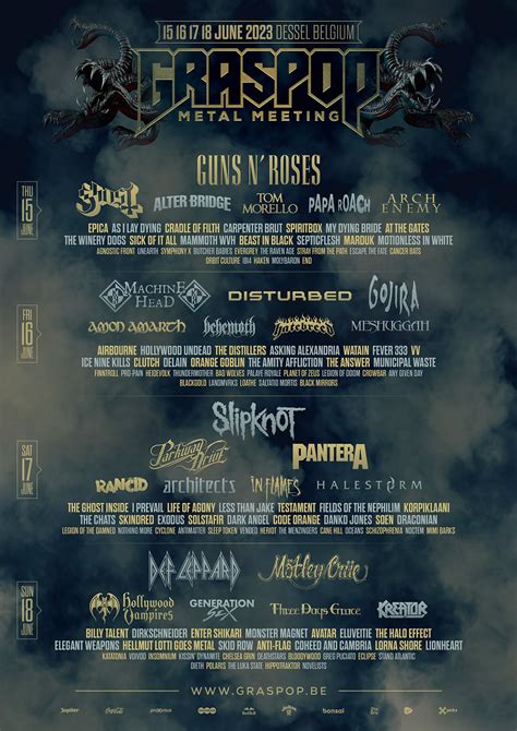 Graspop 2023 Se Completa Con Un Cabeza De Cartel Exclusivo En Europa