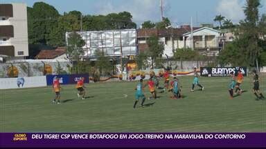 Globo Esporte PB CSP Vence O Botafogo Em Jogo Treino No CT Da