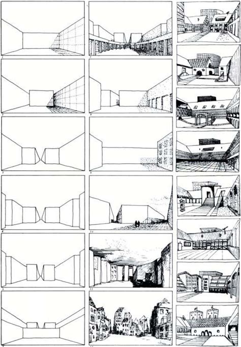 architectural drawings showing different sections of the building and ...