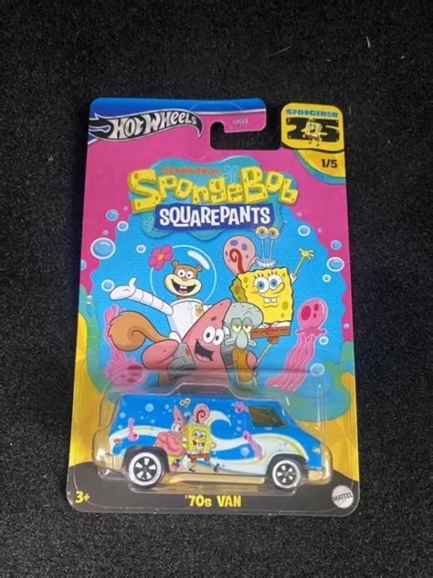 Hot Wheels Spongebob Squarepants Th Anniversary Series S Van New Picclick Au