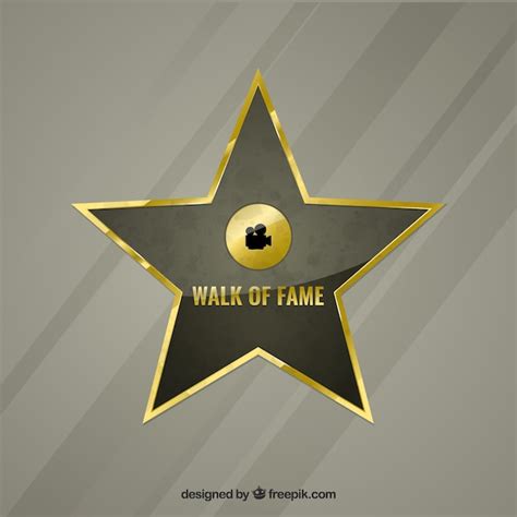 Free Vector | Walk of fame star background