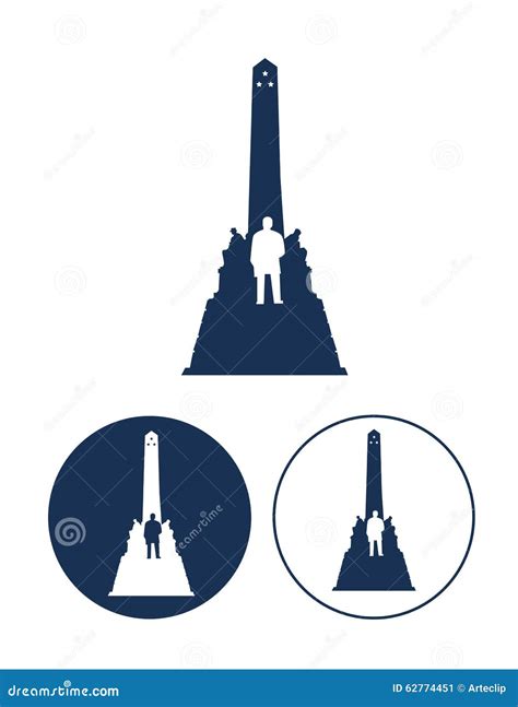 Luneta Park, Manila stock vector. Illustration of silhouettes - 62774451