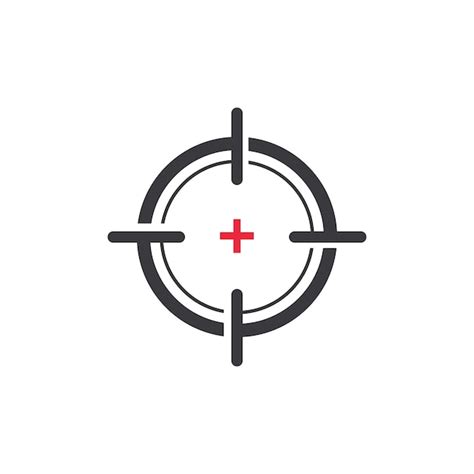 Premium Vector Target Vector Icon Illustration