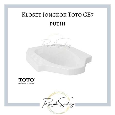 Jual Kloset Jongkok Toto Ce Squatting Toilet Original Toto Toilet