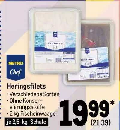 Metro Chef Heringsfilets Angebot Bei METRO 1Prospekte De