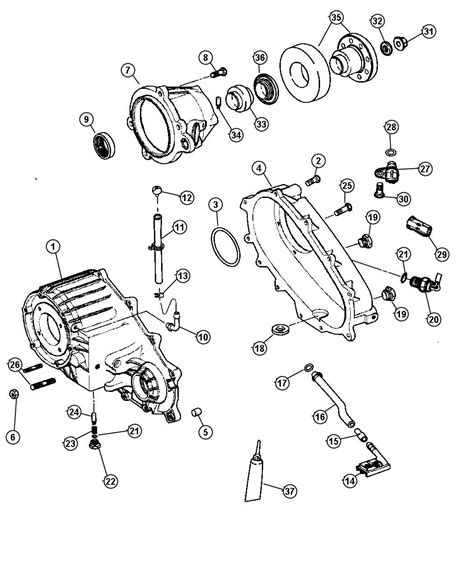 Jeep Wrangler Transfer Case Diagram