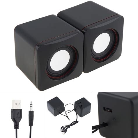 Mini altavoces portátiles USB 2 0 101Z 6W caja d Grandado