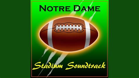 Official Notre Dame Fight Song Notre Dame Fighting Irish YouTube