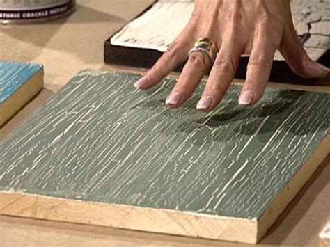 How To Apply A Crackle Finish How Tos Diy