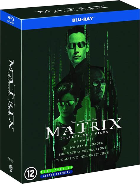 Matrix Coffret 4 Films Blu Ray Amazon Fr Keanu Reeves Laurence