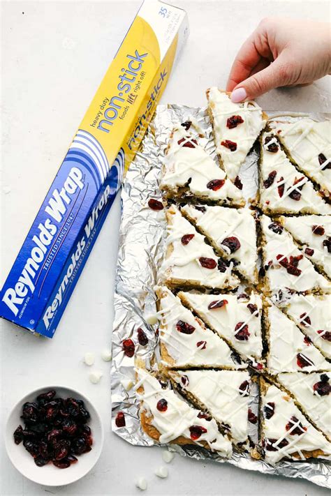 Cranberry Bliss Bars Yummy Recipe