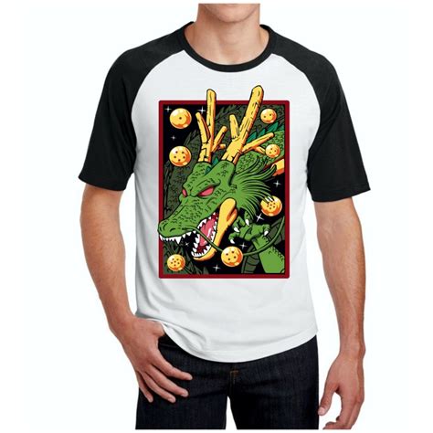 Camiseta Anime Masculina Feminina Dragon Ball Shen Long Esferas Do