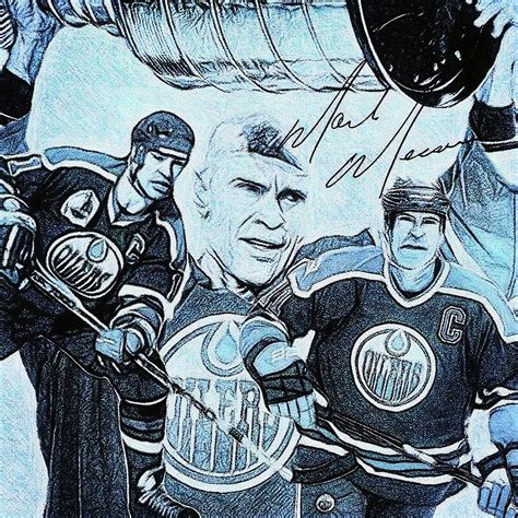 Mark Messier Collage Digital Art By Bob Smerecki Pixels