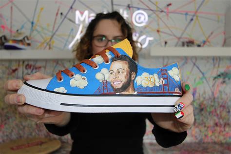 STEPHEN CURRY CUSTOM SNEAKERS | Indianapolis IN | Kicasso Sneaker Art Bar