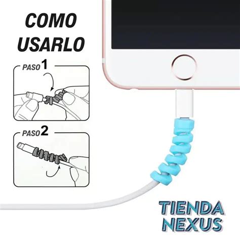 Protector Espiral Cable Lightning Usb Y Usb C Tiendanexus