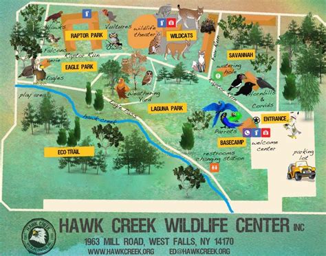 Map – Hawk Creek Wildlife Center