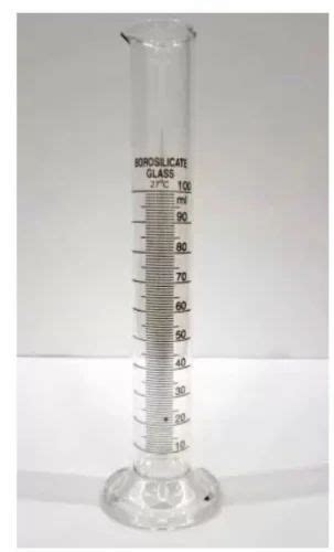 Round 50ml Borosilicate Glass Measuring Cylinder For Laboratory Automation Grade Manual At Rs