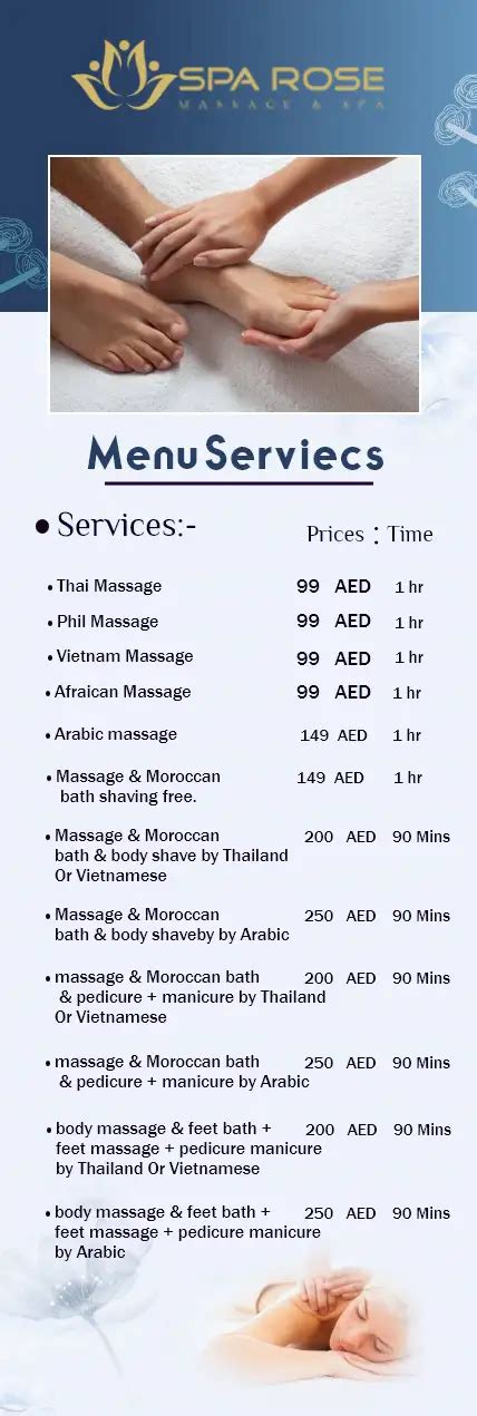 Spa And Massage Center Dubai Spa Rose