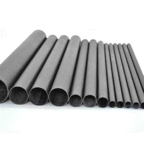 Pure Carbon Fibre Tubes Lightweight High Strength 100 Full Carbon