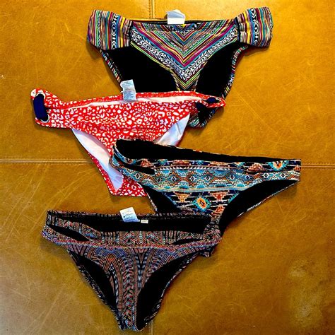 Swimsuit Bikini Style Bottom Bundle L Space Sm Luck Gem