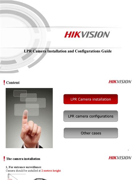 LPR Camera Installation and Configurations Guide | PDF | Camera ...