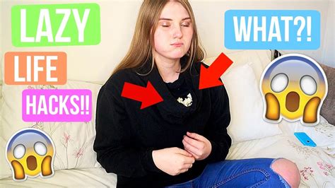 Lazy Life Hacks Every Lazy Person Should Know YouTube