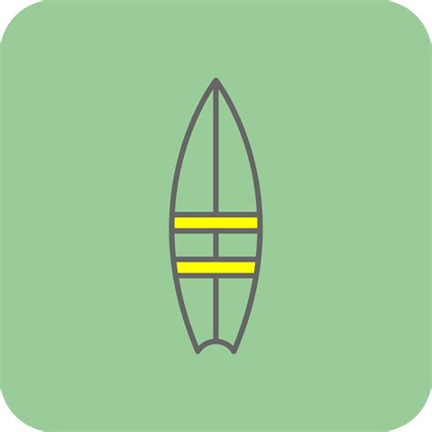 Surfboard Filled Yellow Icon 42747775 Vector Art At Vecteezy