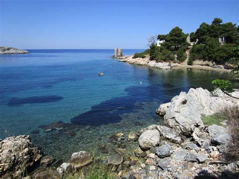 The Beach Of Atsitsa On The Island Of Skyros In Greece