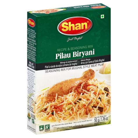 Shan Pilau Biryani Seasoning Mix Shop Spice Mixes At H E B