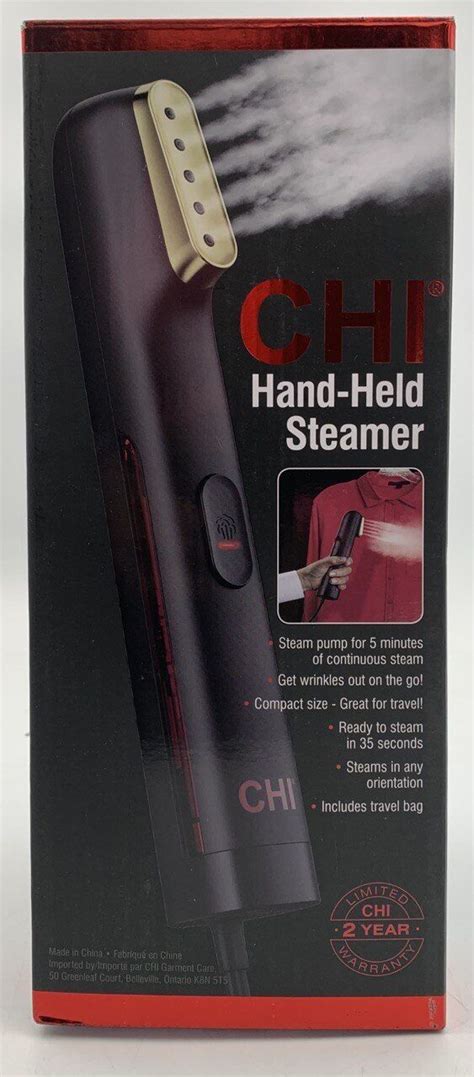 Chi Steam Handheld Garment Steamer Portable Wrinkle Remover