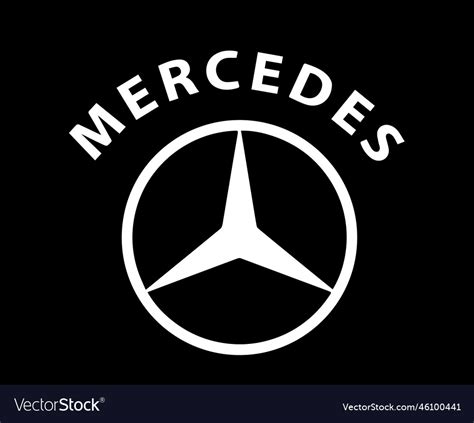 Mercedes Logo Black Background