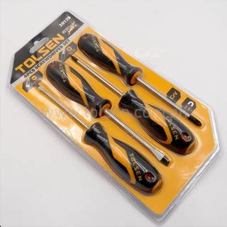 Tolsen 4pcs Screwdriver Set Flat Philips 20179 Shopee Philippines