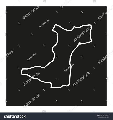 dobrogea region map in country of romania - Royalty Free Stock Vector ...