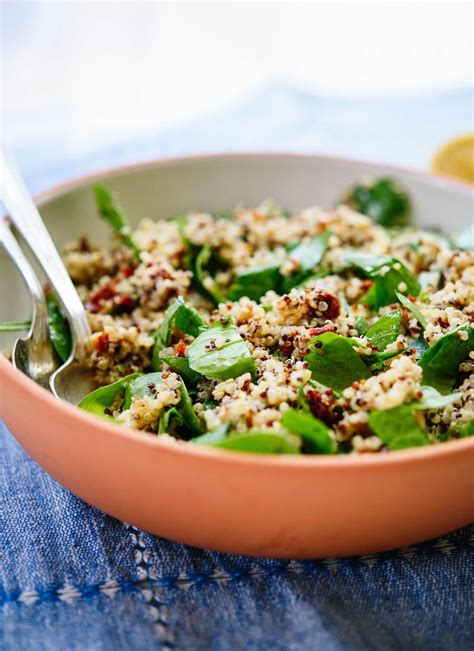 Sun Dried Tomato Spinach And Quinoa Salad Cookie And Kate