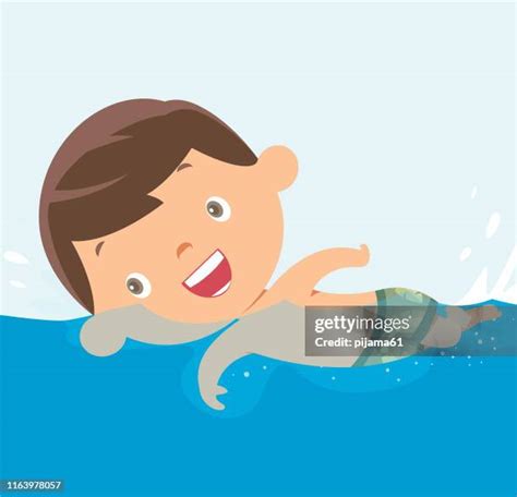 136 Kids Swimming Underwater Cartoon Stock Photos, High-Res Pictures ...