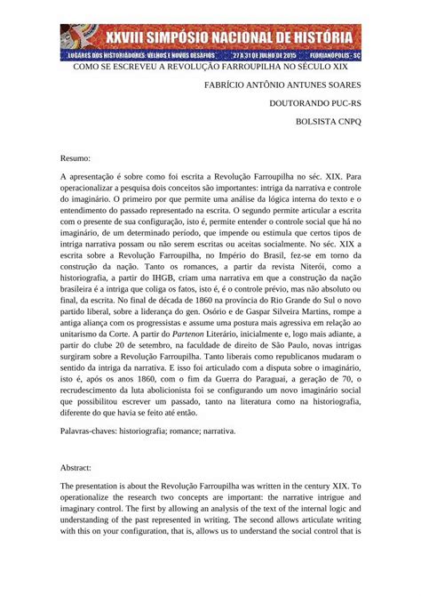 PDF COMO SE ESCREVEU A REVOLUÇÃO proponho fazer uma história da