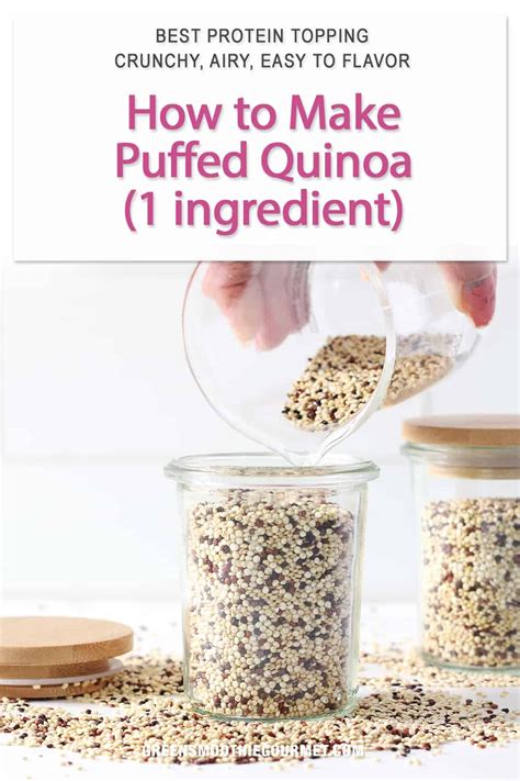 How To Make Puffed Quinoa Popped