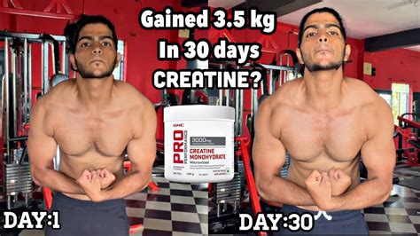 Honest 30 Days Creatine Transformation Creatine Is A Best Supplement