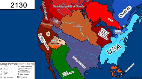 Balkanized America timeline ( every map. ) : r/imaginarymaps