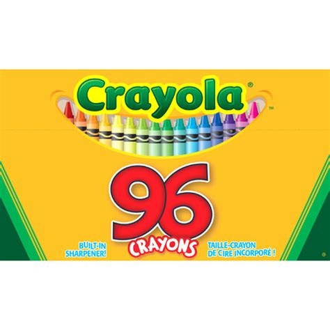 96 Crayola Crayons Pack of 12 A26-520096 > CRAYONS > Alco of Canada